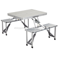 Portable MDF Aluminum Folding Table and Chair for outdoor use